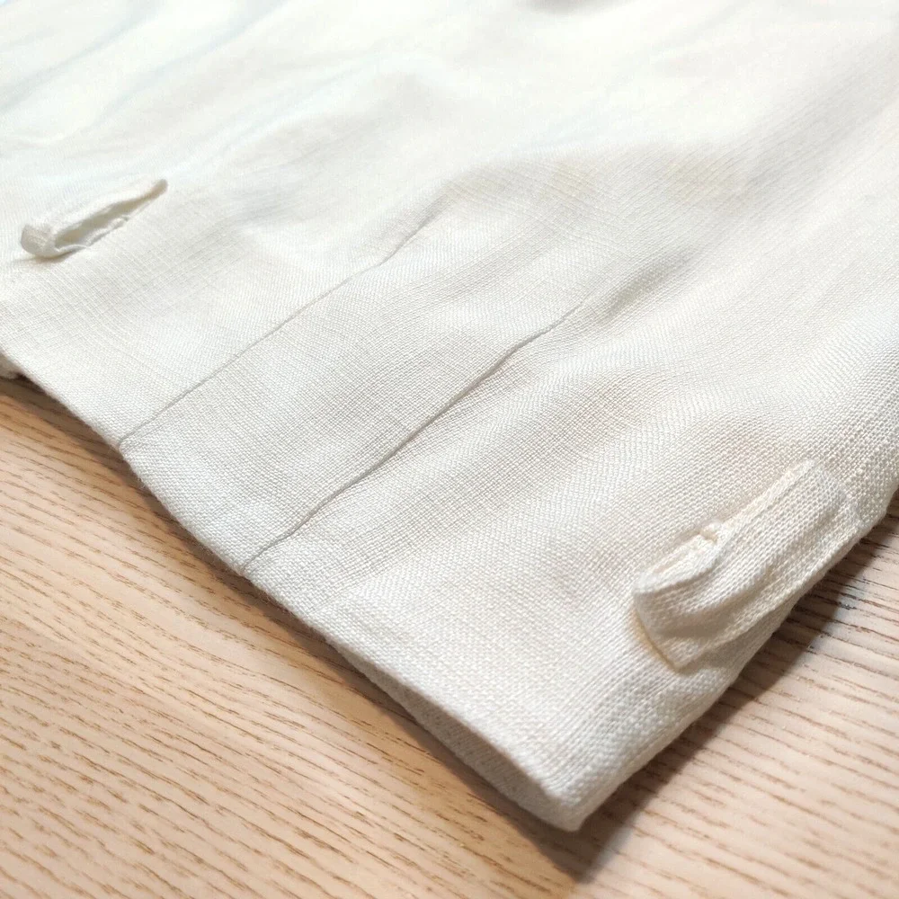 Roberto Cavalli Womens Wide Leg Shorts Size 10 L White Laces Designer Italy $949 - Picture 7 of 16